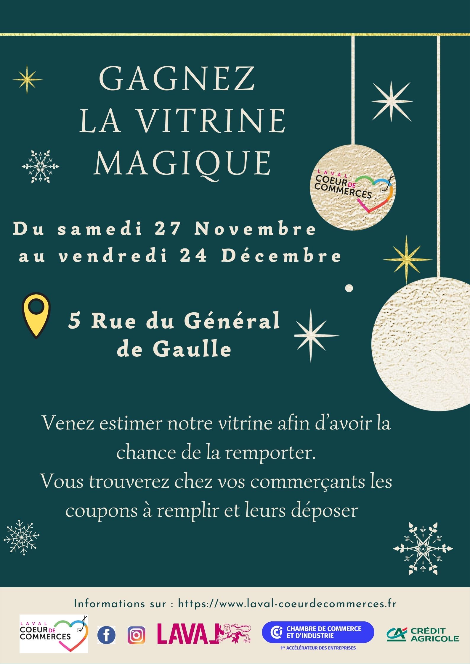 ANIMATIONS VITRINE MAGIQUE 2021 Affiche