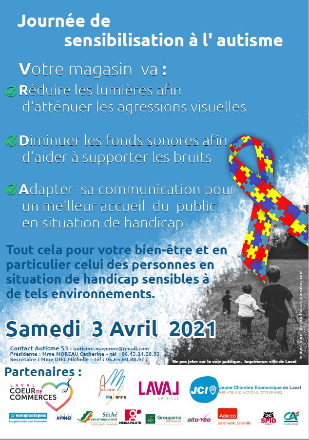 affiche journee autisme 2021 laval