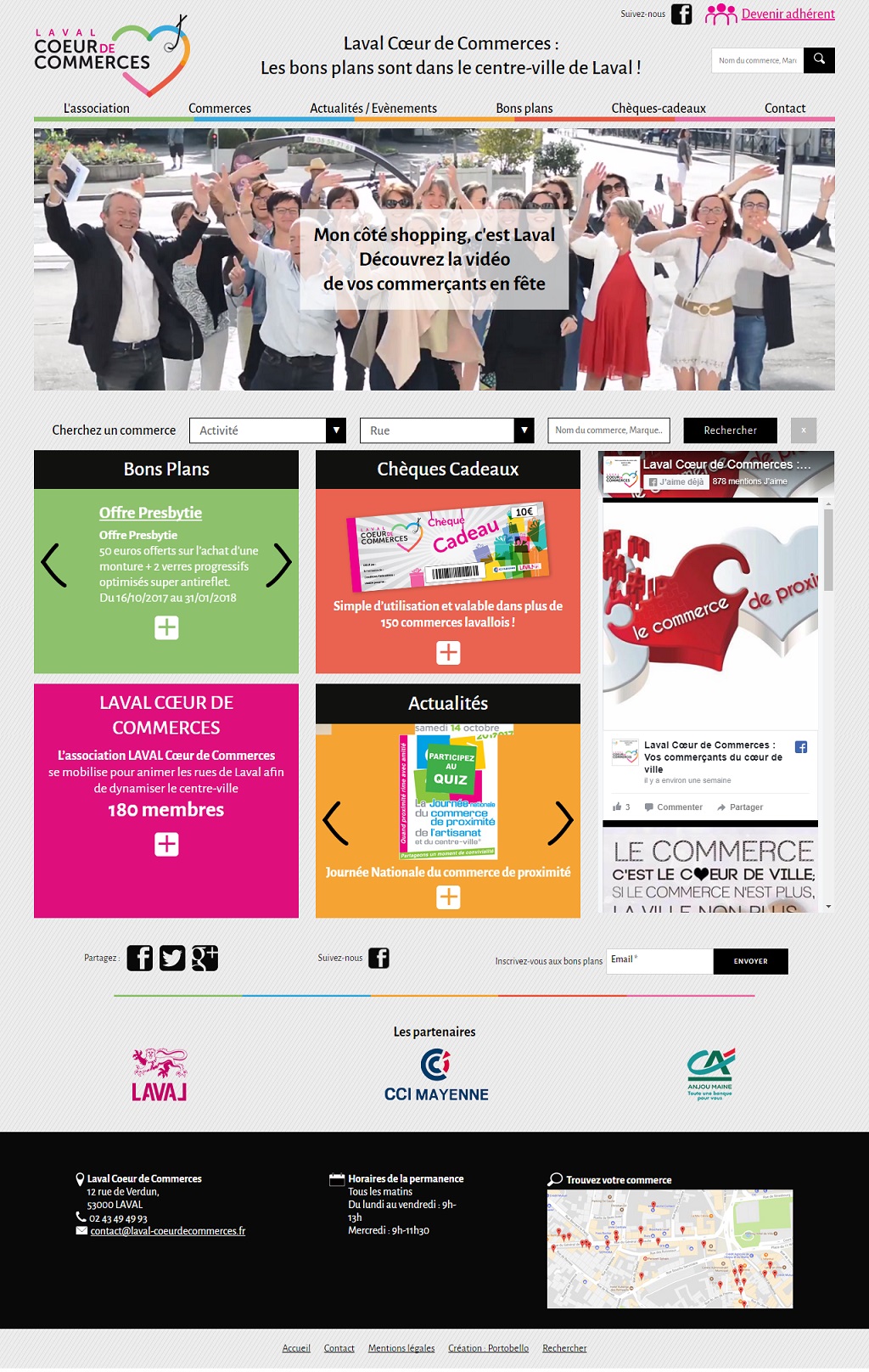 nouveau site commerces laval